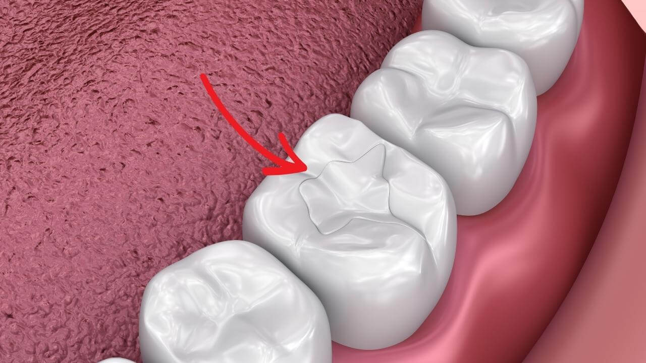 שימוש בחומרי סתימה לא איכותיים להשחרת השן לאחר טיפול שורש